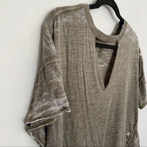 FP cutout neck tee